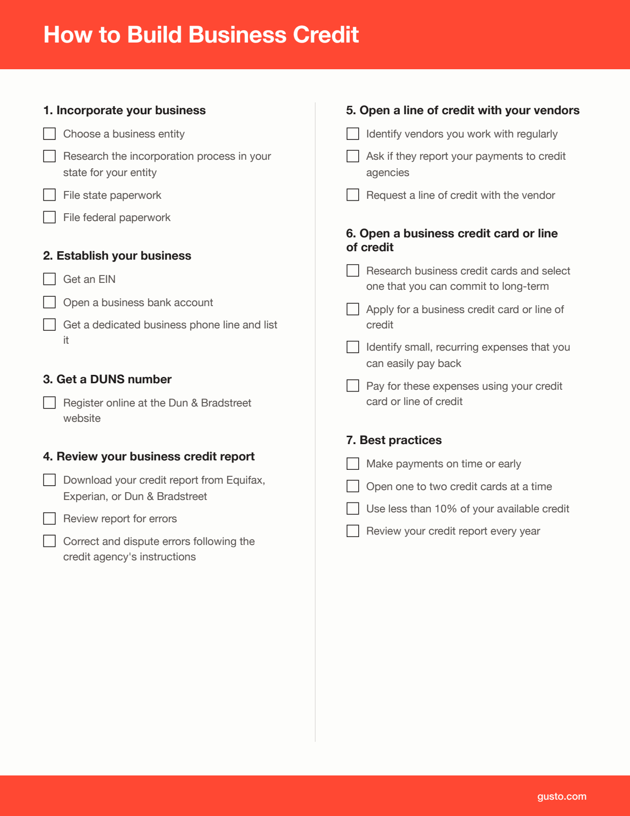 How to build business credit as a small business